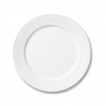 White Fluted Salad Plate 8.75\ Diameter